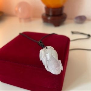 Certified Natural Burmese Jadeite Jade Pendant